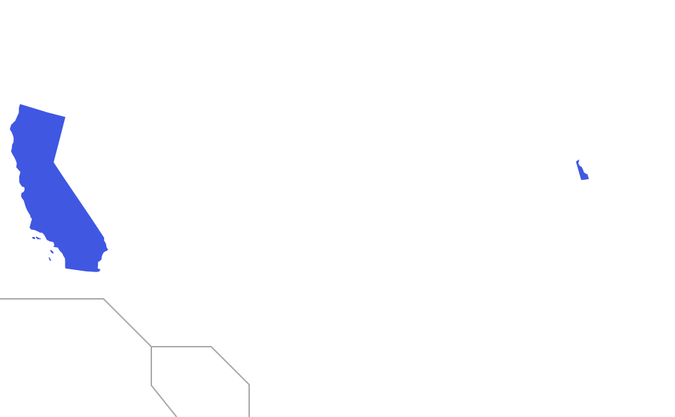 Ship a car from California To Delaware