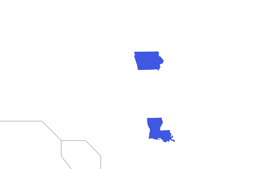 Ship a car from Louisiana To Iowa