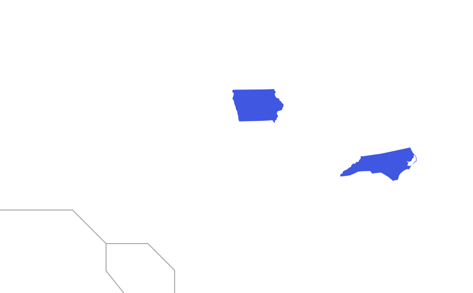 Ship a car from North Carolina To Iowa