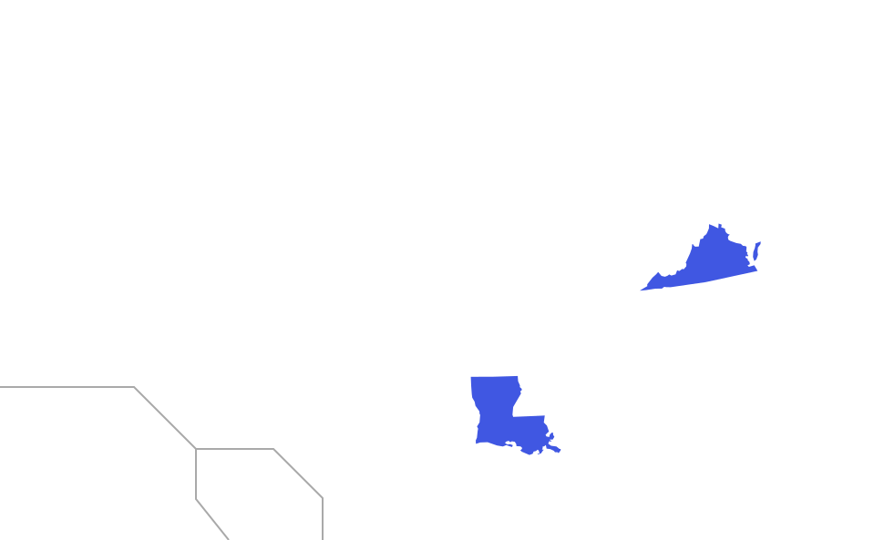 Ship a car from Virginia To Louisiana