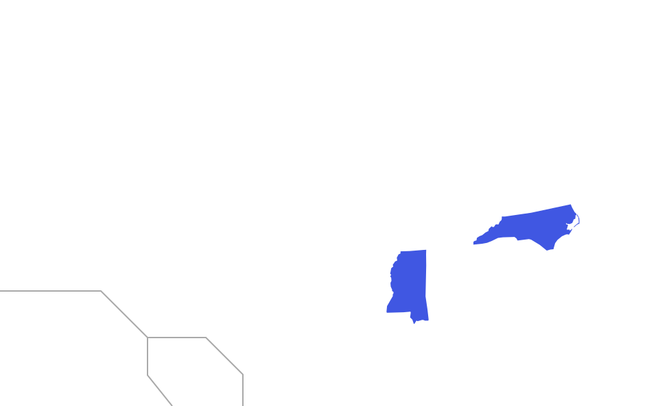 Ship a car from North Carolina To Mississippi