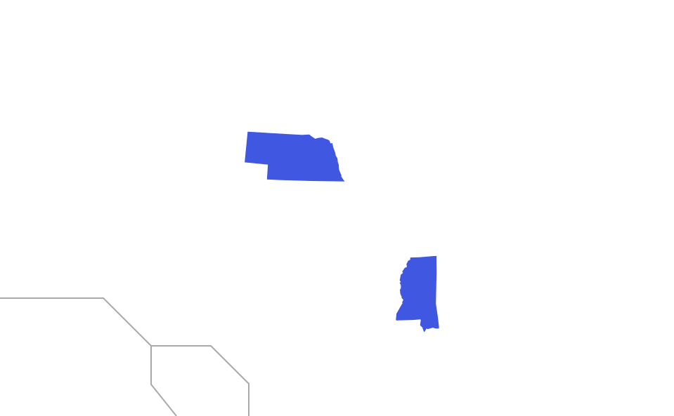 Ship a car from Nebraska To Mississippi