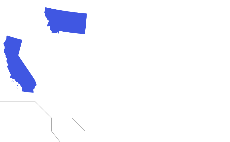 Ship a car from California To Montana