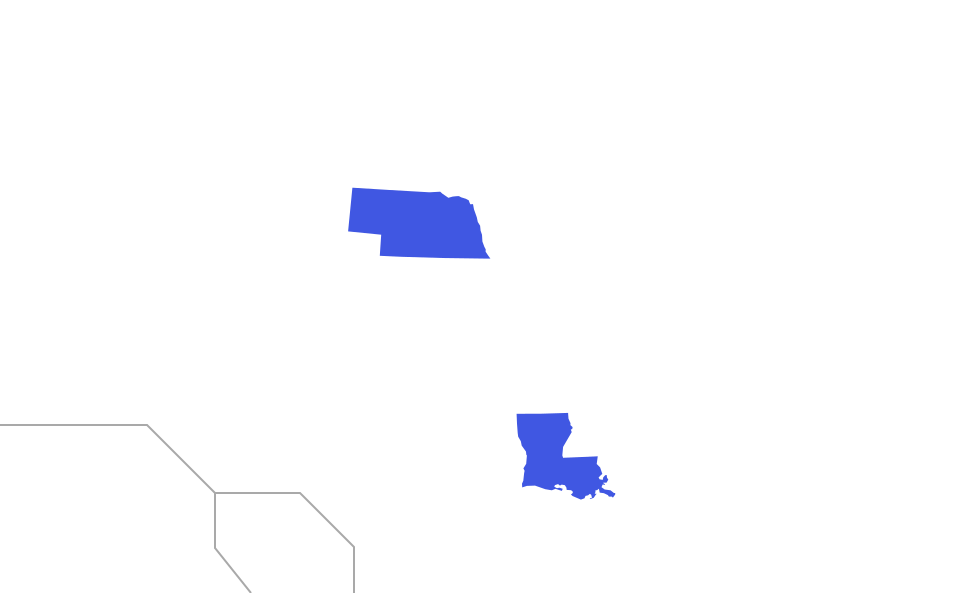 Ship a car from Louisiana To Nebraska