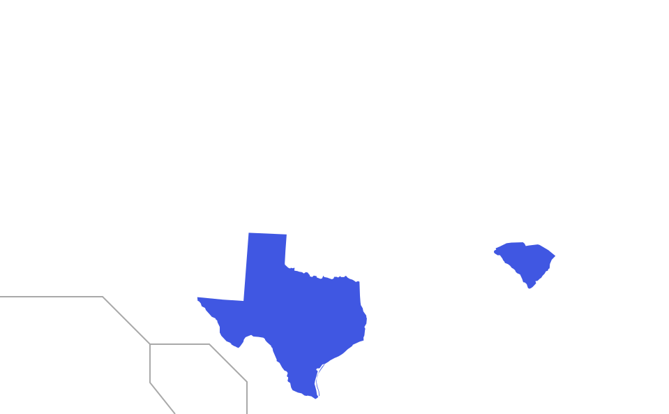 Ship a car from Texas To South Carolina