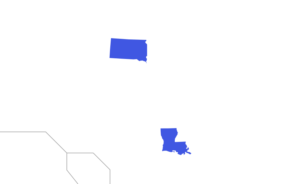 Ship a car from Louisiana To South Dakota