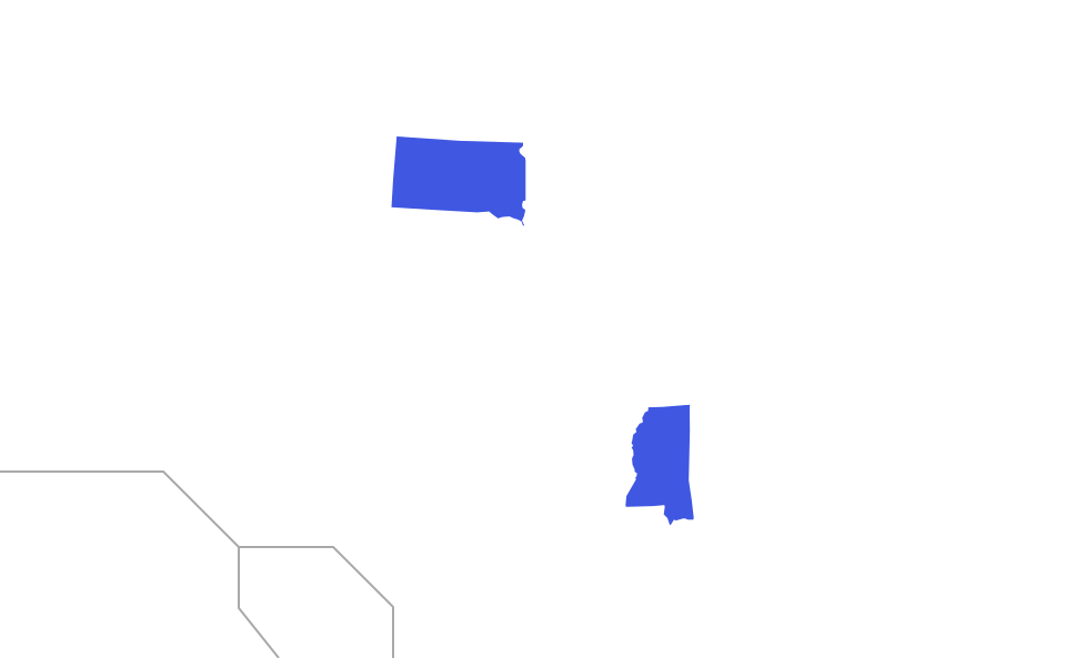 Ship a car from Mississippi To South Dakota