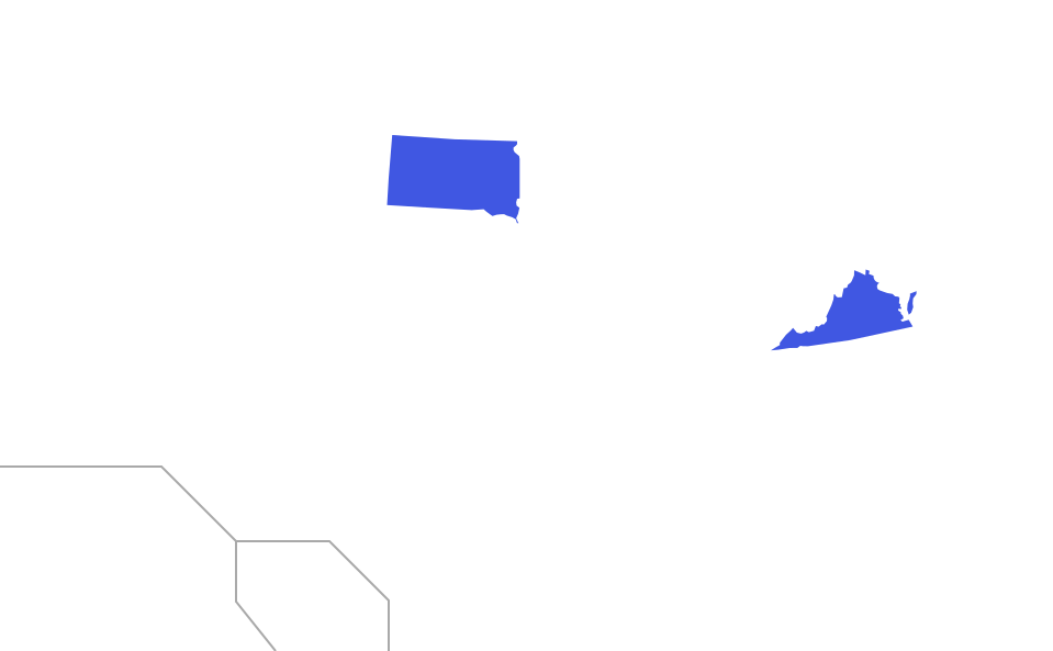 Ship a car from Virginia To South Dakota