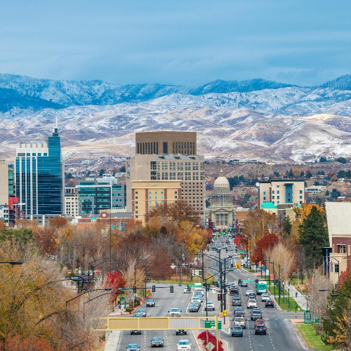 Transport a car to Idaho